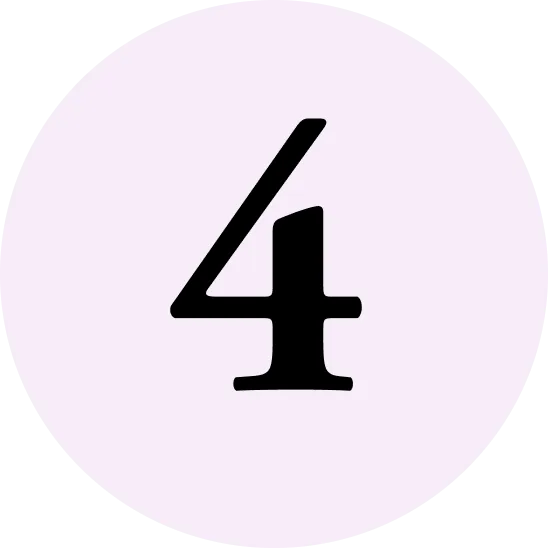 Circled step four image.