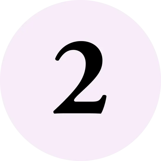 Circled step two image.